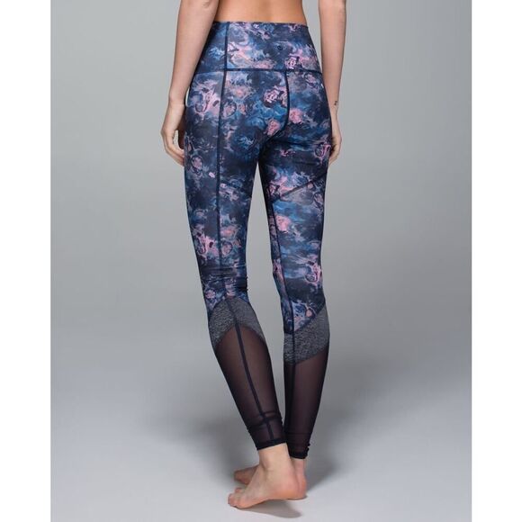 Lululemon If You're Lucky Pant Luxtreme in Moody Mirage Bark Berry Deep Navy - Picture 3 of 15